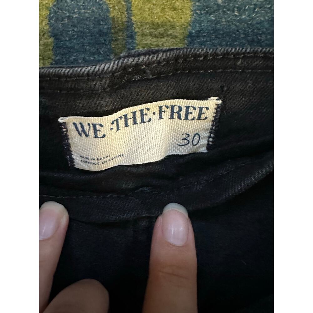 Free People We The Free Level Up Slit Slim Flare Jeans Size 30 - Picture 4 of 6